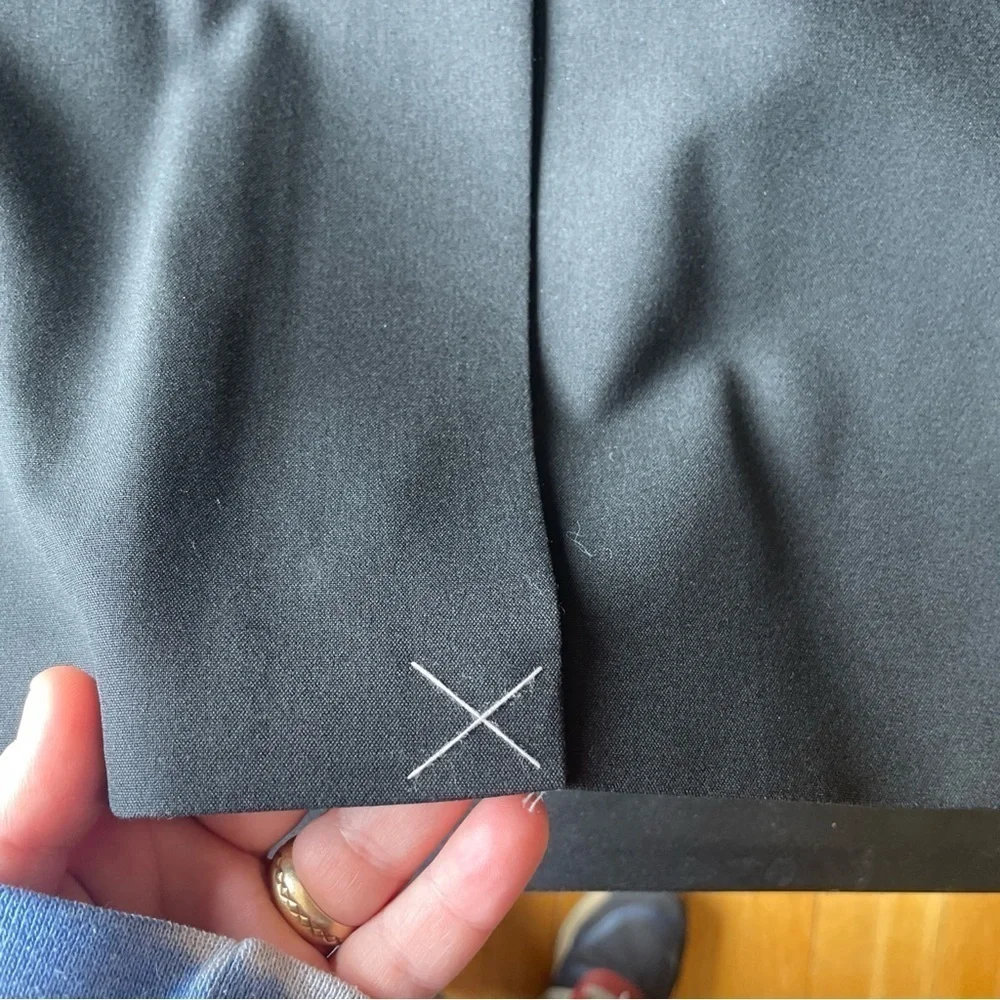 Chaps, Black,Slim Fit Blazer, 42R